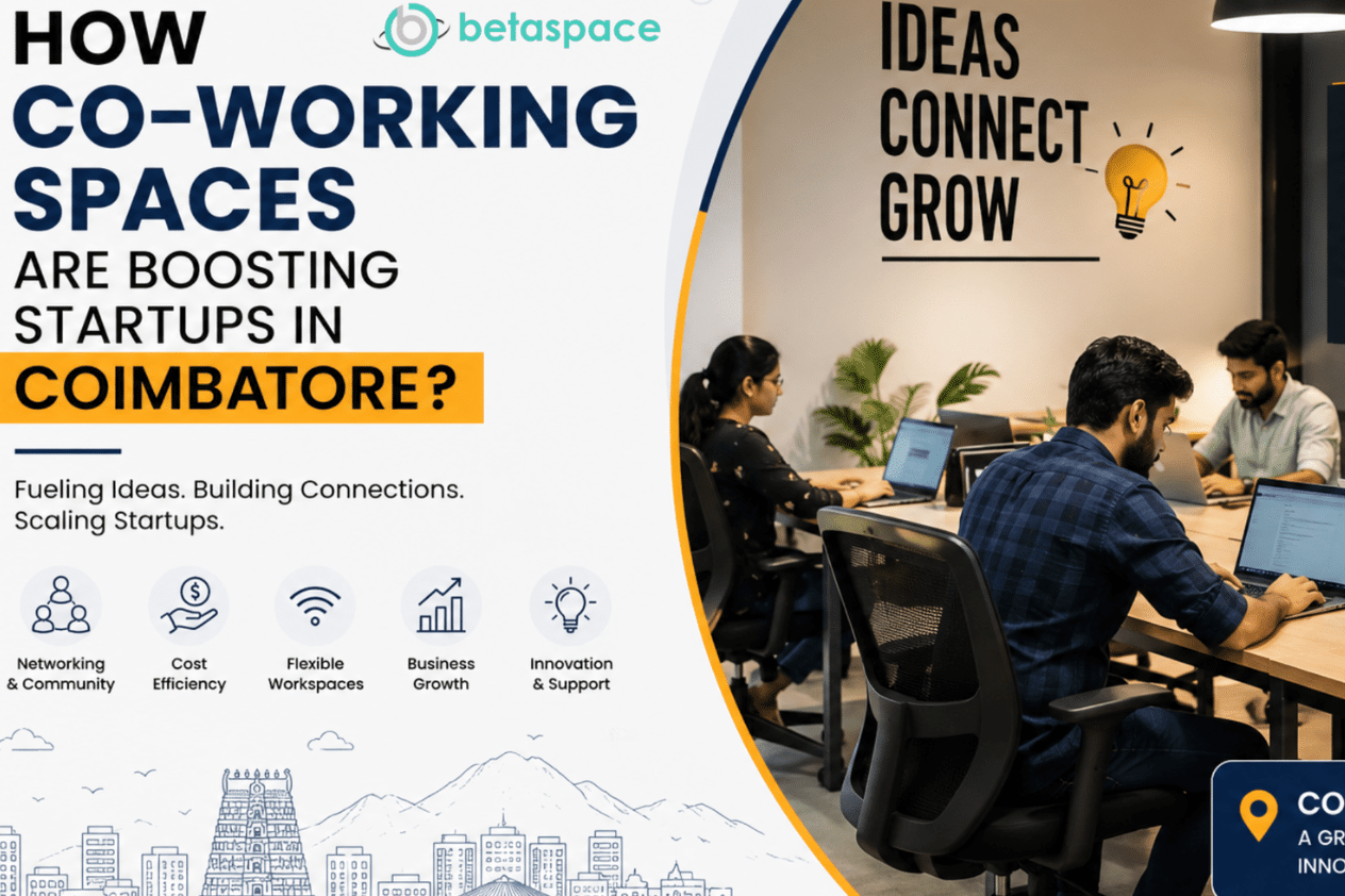 How Co-Working Spaces are Boosting Startups in Coimbatore
