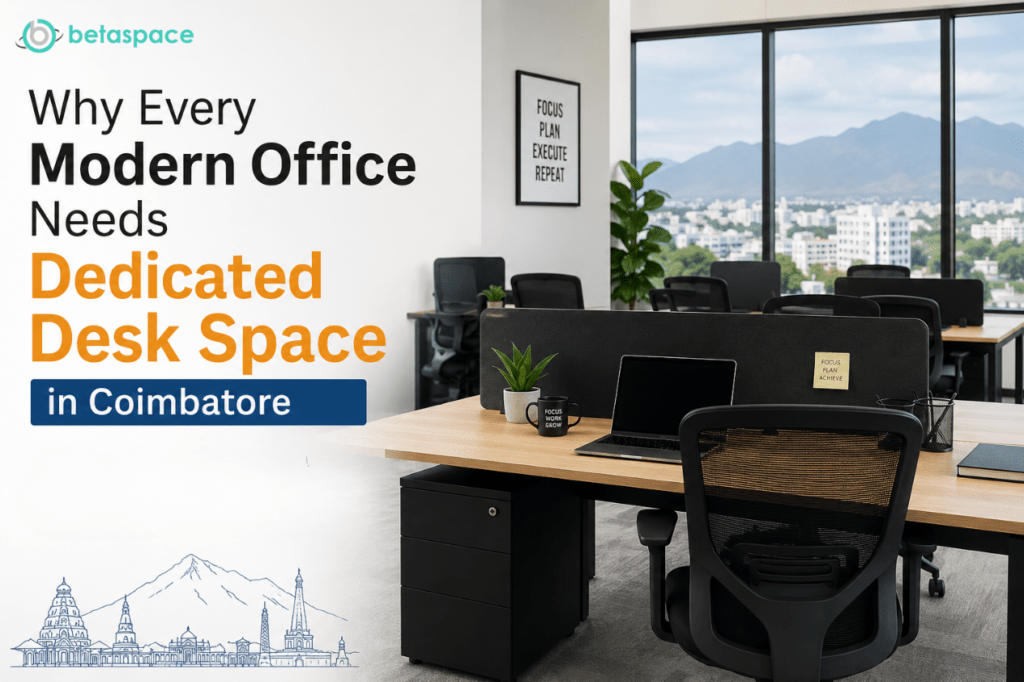 Why Every Modern Office Needs Dedicated Desk Space in Coimbatore