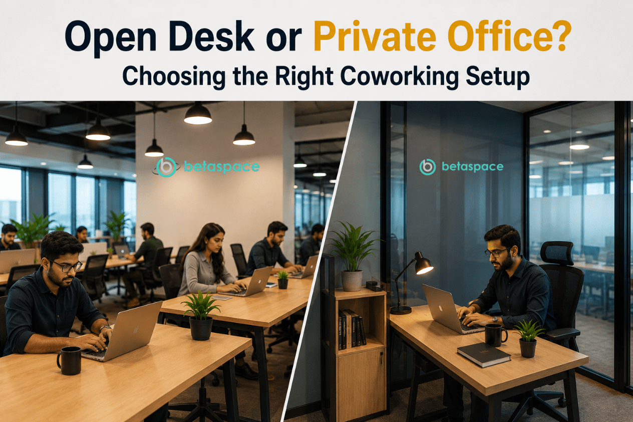 Open Desk or Private Office? Choosing the Right Coworking Setup