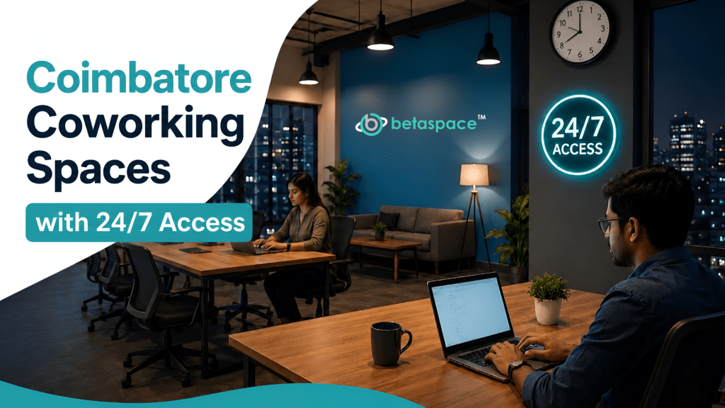 Coimbatore Coworking Spaces with 24/7 Access