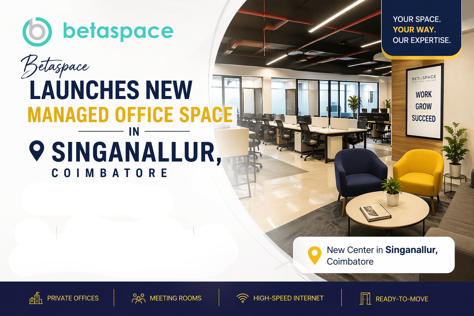 Launches New Managed Office Space