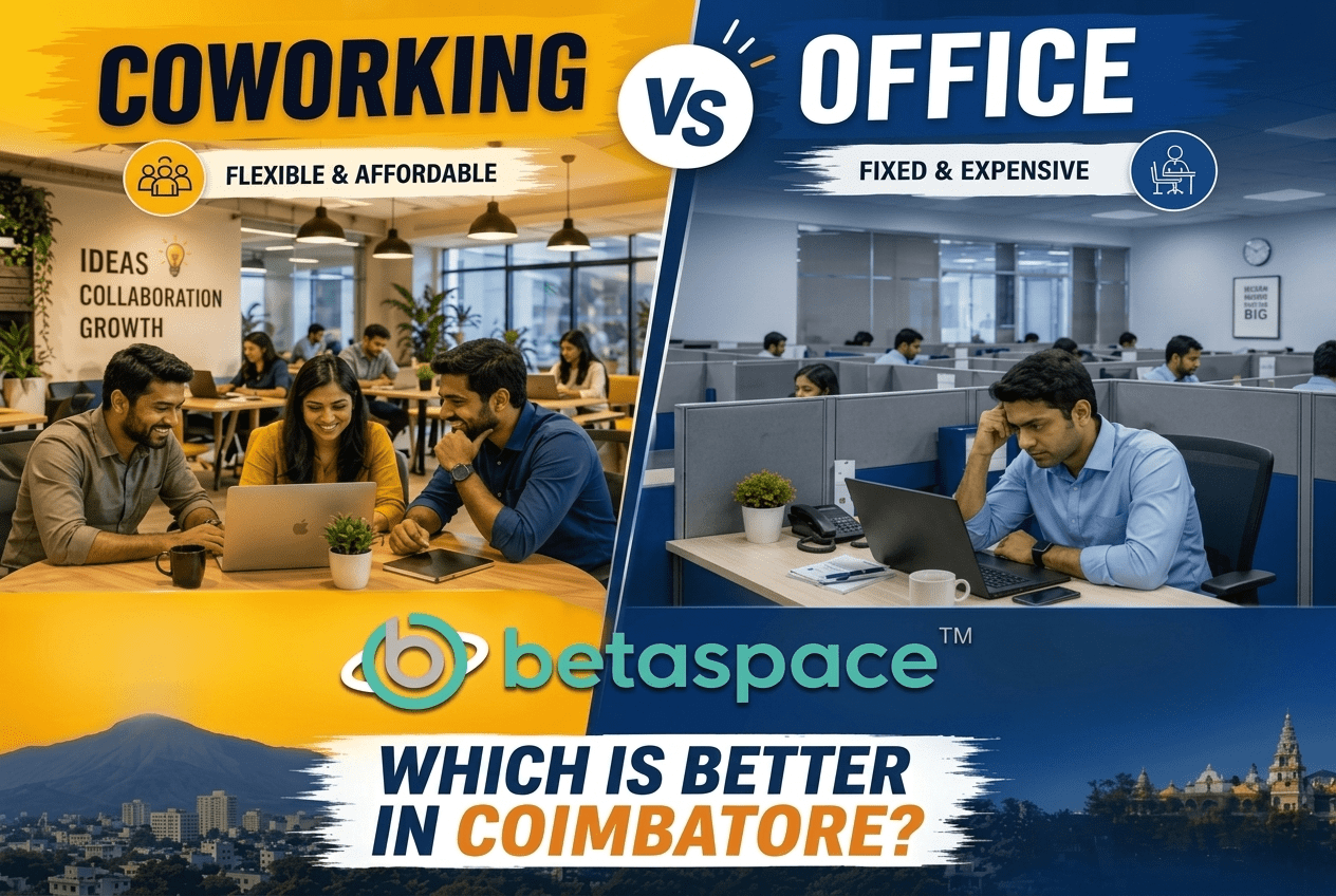 Coworking Space vs Traditional Office in Coimbatore: Which is Better