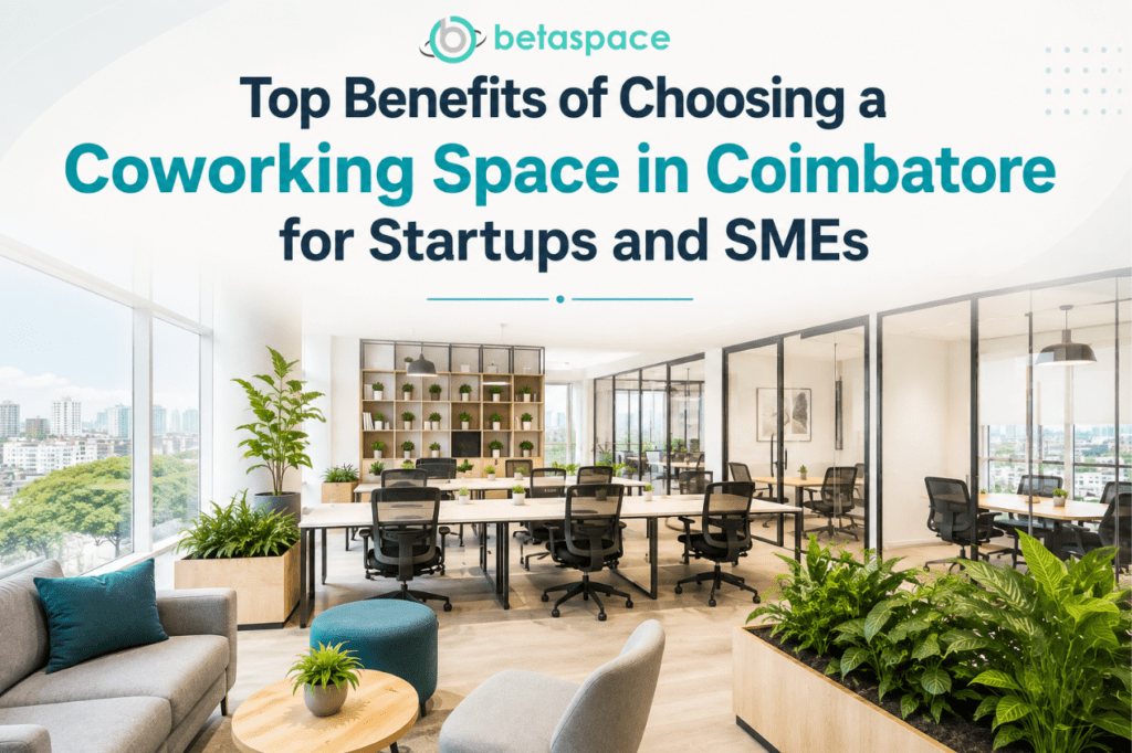 Top Benefits of Choosing a Coworking Space in Coimbatore for Startups and SMEs